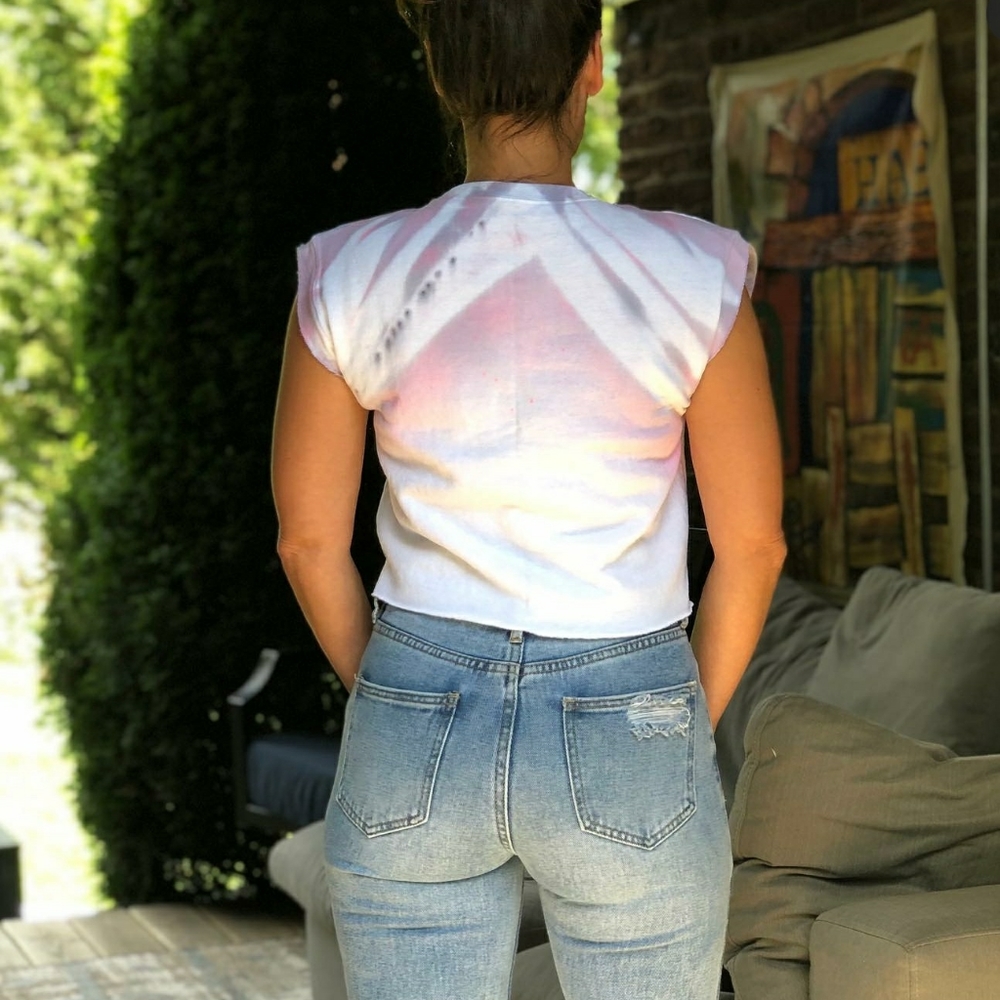 Tiedye sweatshirt cropped